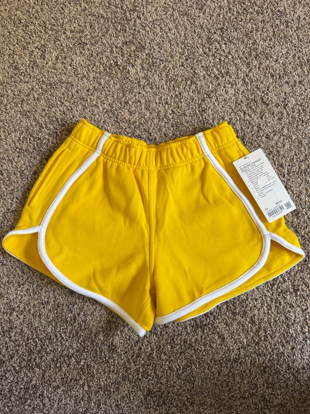 Lululemon Yellow Scuba 3” Shorts - Picture 2 of 6
